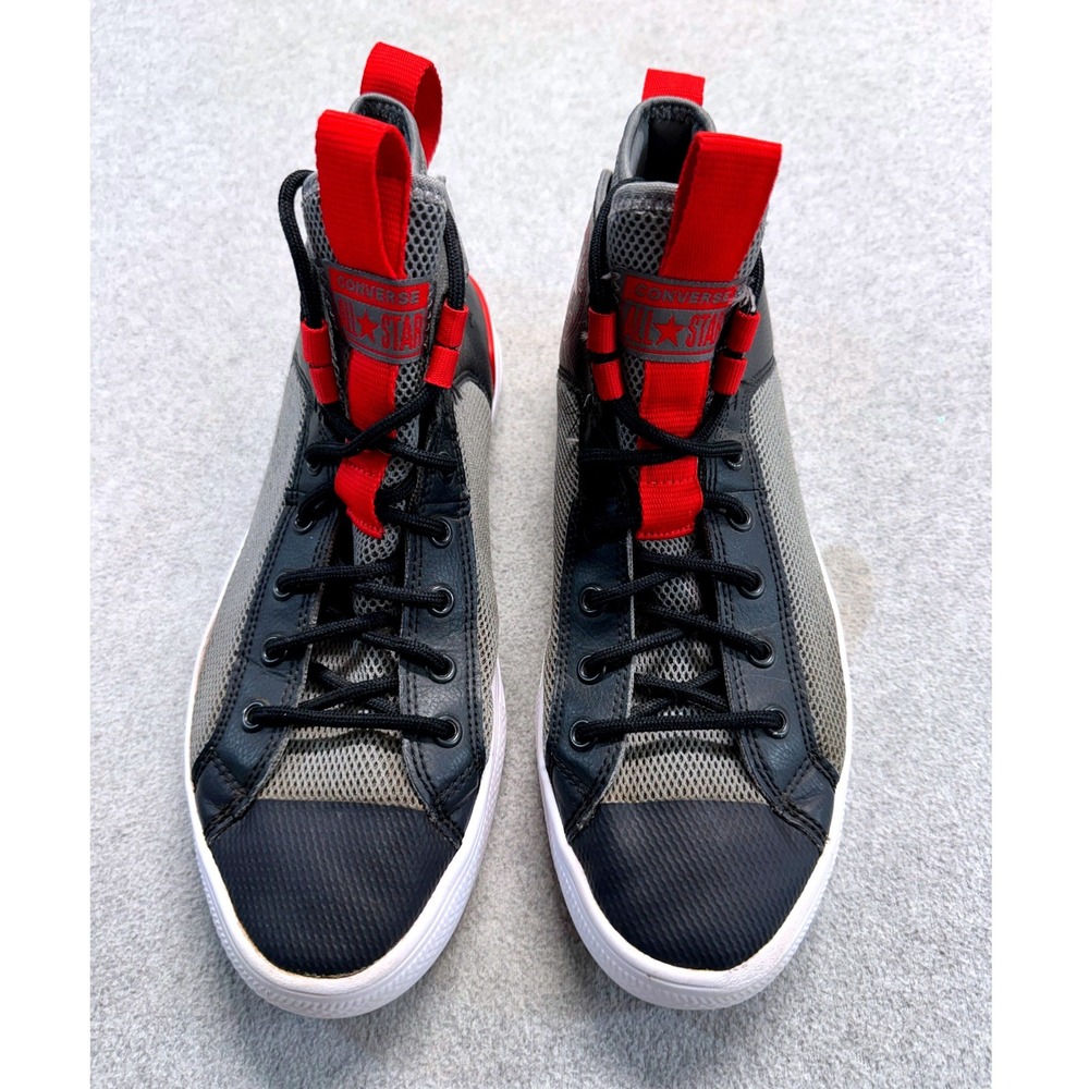 Converse Chuck Taylor All Star Ultra Mens 7.5 Black Grey Red High Top Sneaker - Picture 1 of 8